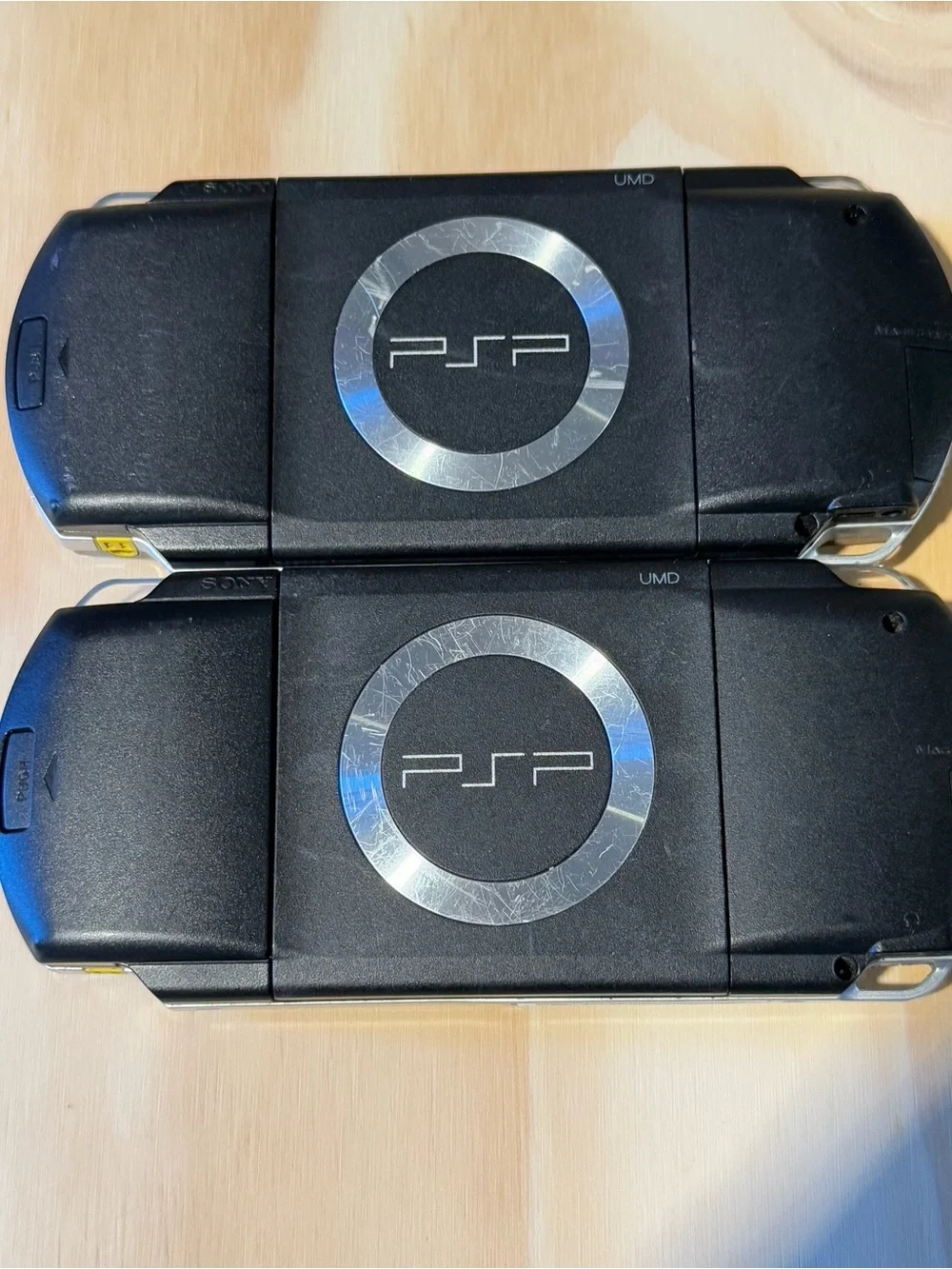 2-Sony PSP-1001/06 Handheld Console Turns On Won’t Charger-For Parts/Repair/Only